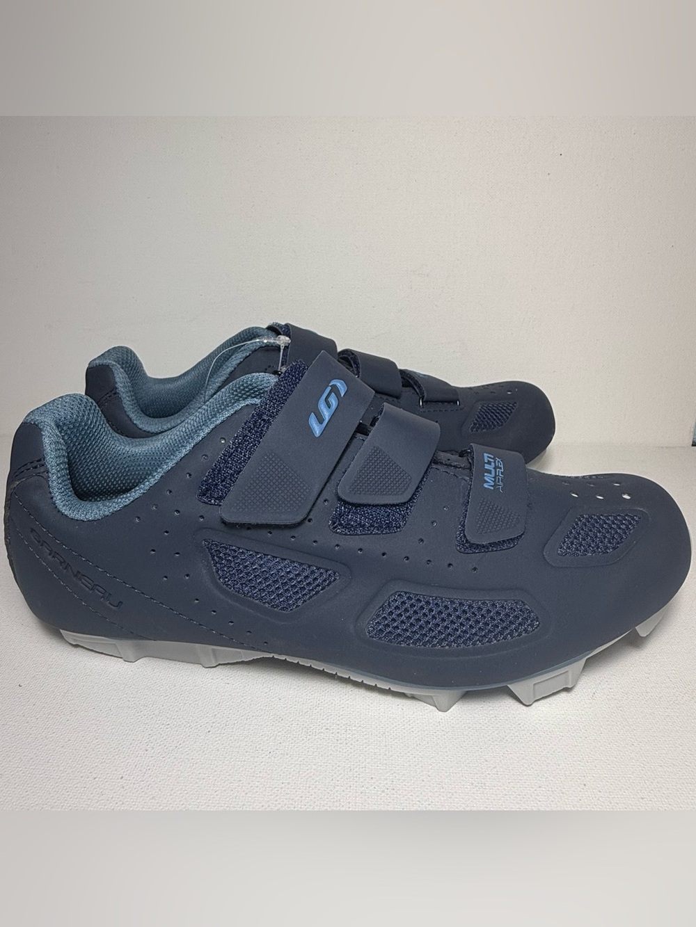 Louis Garneau Multi Air Flex II Womens Cycling Shoes Sz 7 Asphalt SPD Cleats